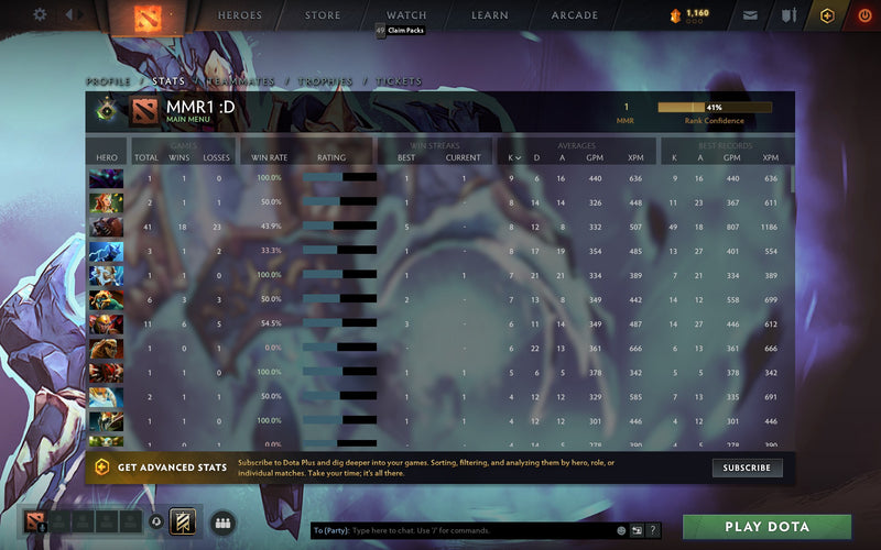 Herald I | MMR: 1 - Behavior: 10000