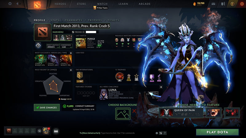 Crusader V | MMR: 2100 - Behavior: 9895