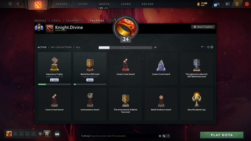 Divine II | MMR: 4802 - Behavior: 9950