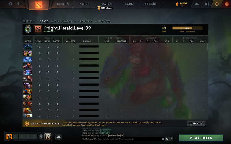 Herald III | MMR: 420 - Behavior: 9745