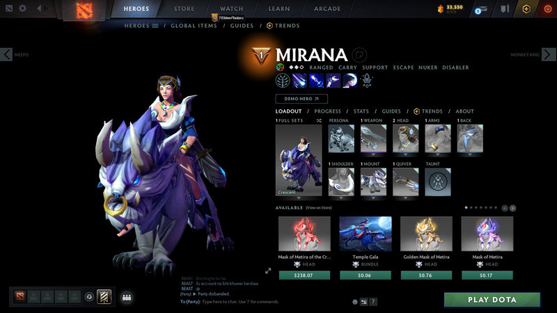 Herald I | MMR: 1 - Behavior: 8750