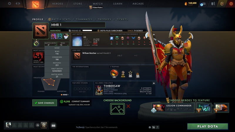 Herald I | MMR: 1 - Behavior: 9315