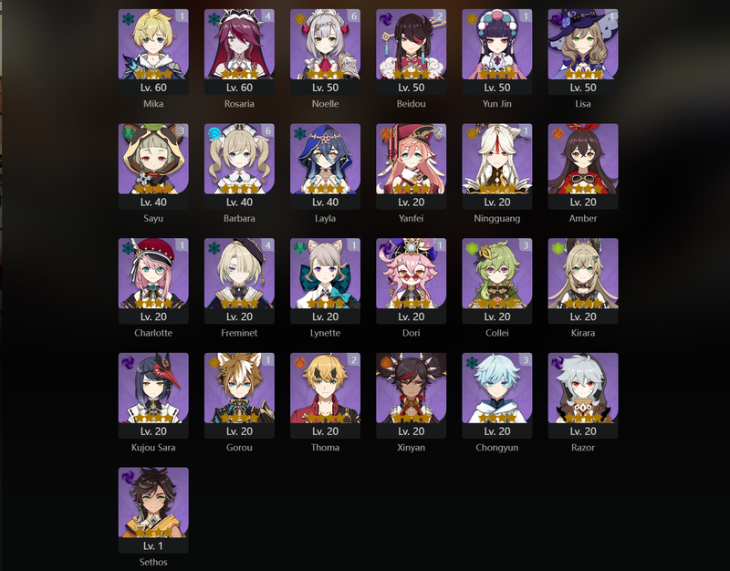 [America] AR56 - Neuvillette,Hu Tao,Yelan,Venti,Furina,Eula,Mona,Jean,Wanderer,Tighnari,Diluc,Qiqi,Keqing(C1)