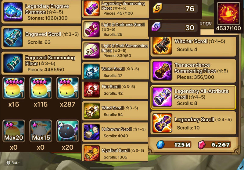 Asia 3LD - ORACLE light & dark, Grogen +40nat. Bonus: 1600 scrolls, 6k crystals