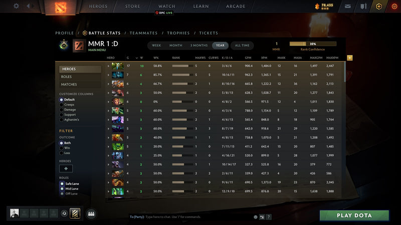 Herald I | MMR: 1 - Behavior: 9665