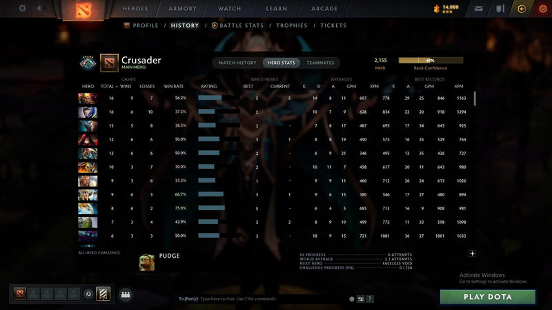 Crusader V | MMR: 2155 - Behavior: 10215 - Communication: 10215