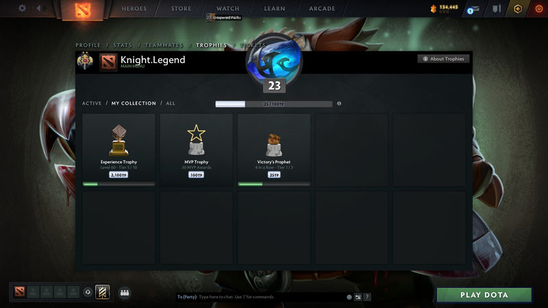 Legend II | MMR: 3260 - Behavior: 9645