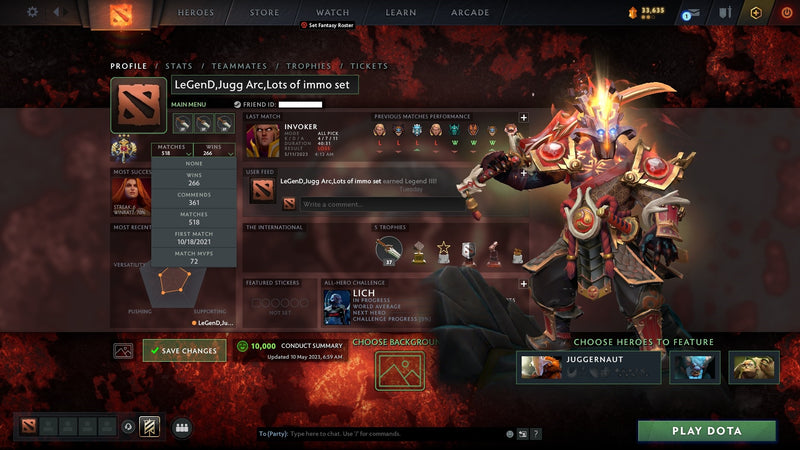 Legend III | MMR: 3253 - Behavior: 10000