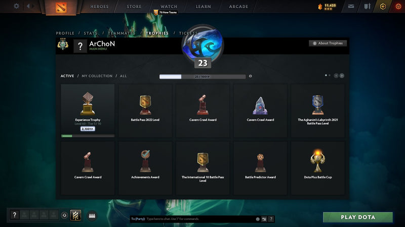 Archon III | MMR: 2644 - Behavior: 9885