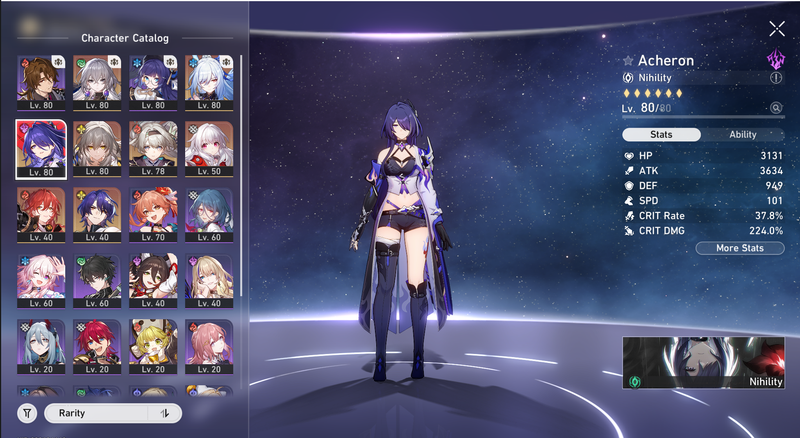 [Asia] TL66 - Jimngliu,Bronya,Firefly,Clara,Himeko,Acheron(E2)