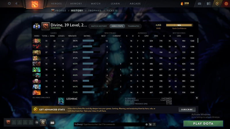 Divine III | MMR: 4858 - Behavior: 11441 - Communication: 11372