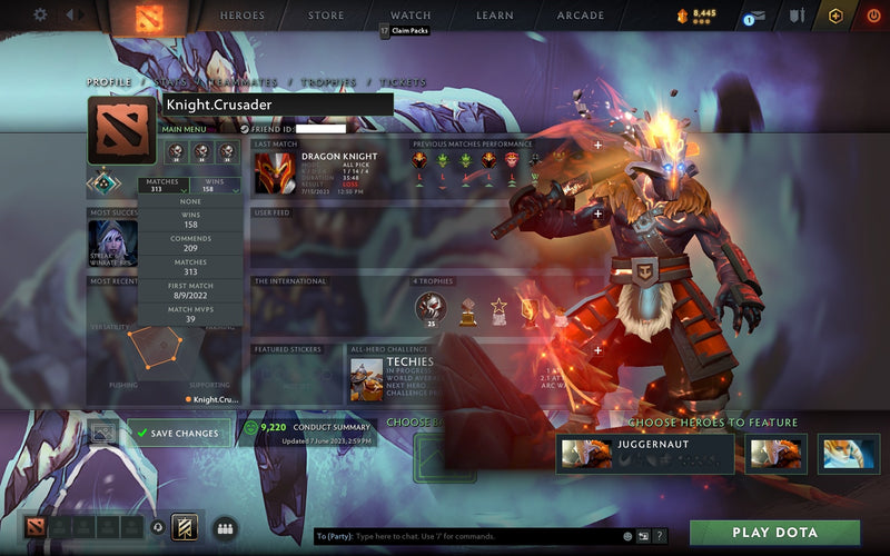 Crusader I | MMR: 1431 - Behavior: 9220