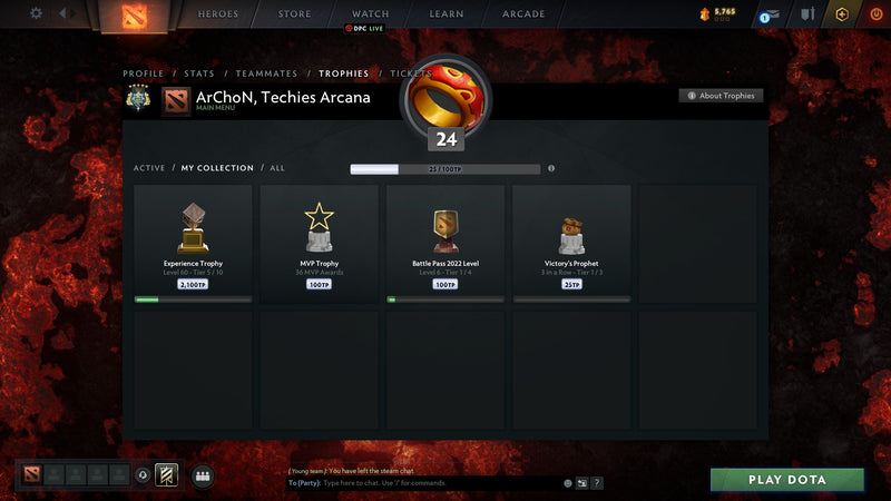 Archon V | MMR: 2989 - Behavior: 10000