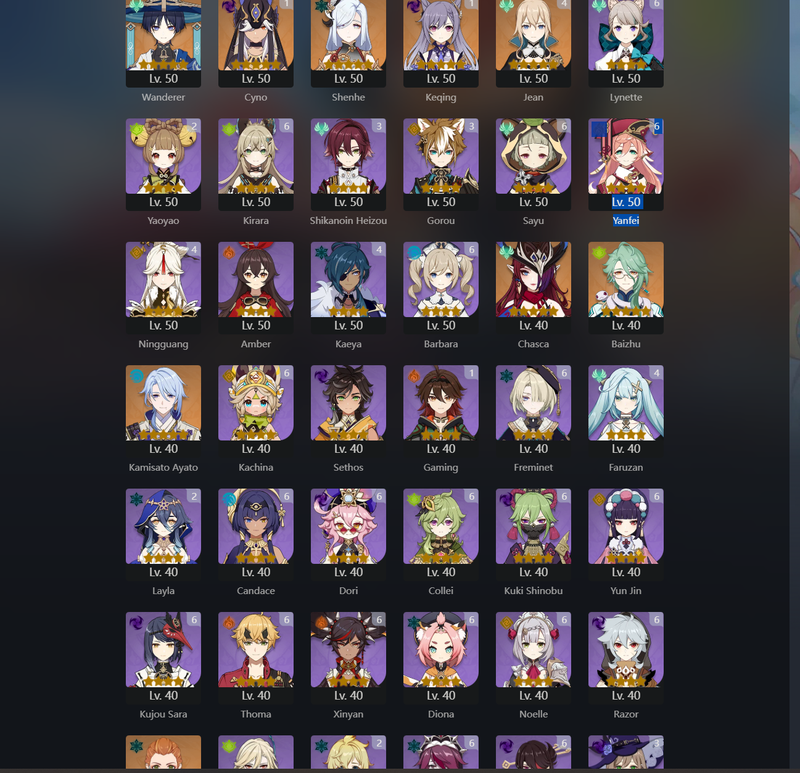 [Eu]AR56-Mualani(C6),Qiqi(C6),Kazuha(C1),Furina,Neuvillette,Wriothesley,Nahida,Yelan,Raiden Shogun,Hu Tao,Zhongli,Arlechino,Kinich,Xianyun,Chasca,Baizhu