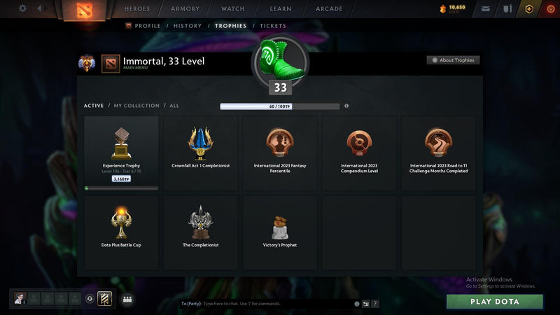 Immortal | MMR: 5991 - Behavior: 11800 - Communication: 11800