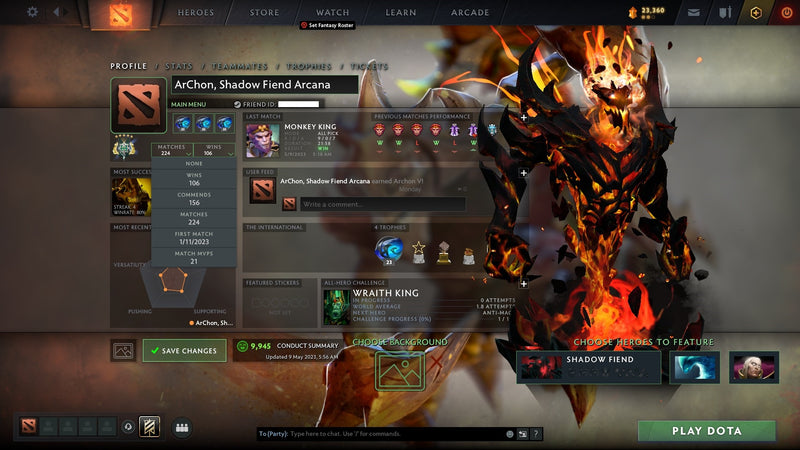 Archon V | MMR: 2969 - Behavior: 9945