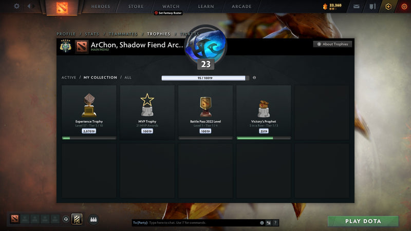 Archon V | MMR: 2969 - Behavior: 9945