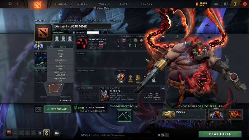 Divine IV | MMR: 5030 - Behavior: 9865