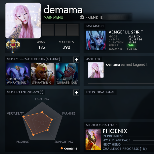 Legend I | MMR: 3137 / TBD