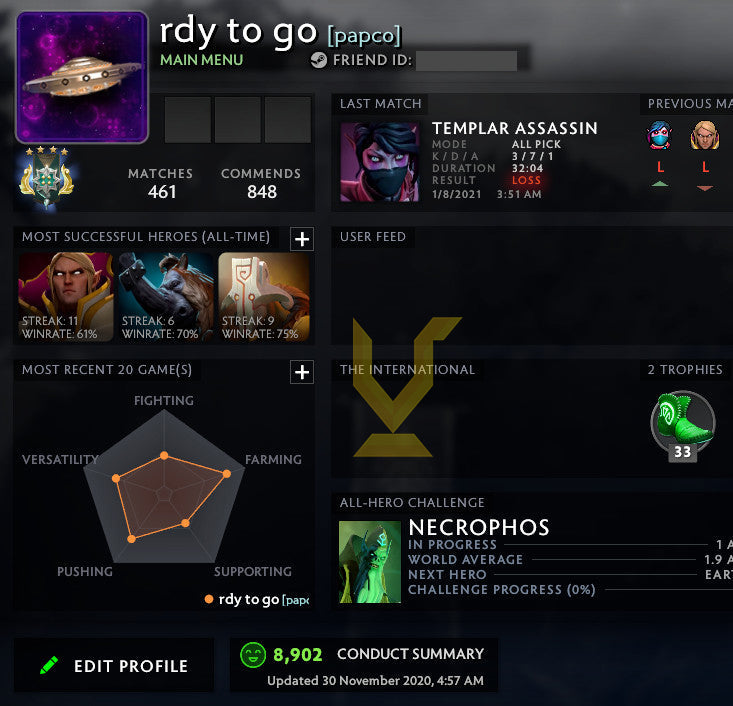 Archon IV | MMR : 2650 - Behavior : 8902