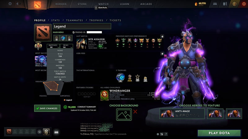 Legend V | MMR: 3810 - Behavior: 10000