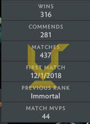 Immortal [838] | MMR: 7010 - Behavior: 10000