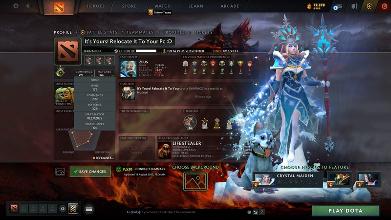 Herald I | MMR: 1 - Behavior: 9530