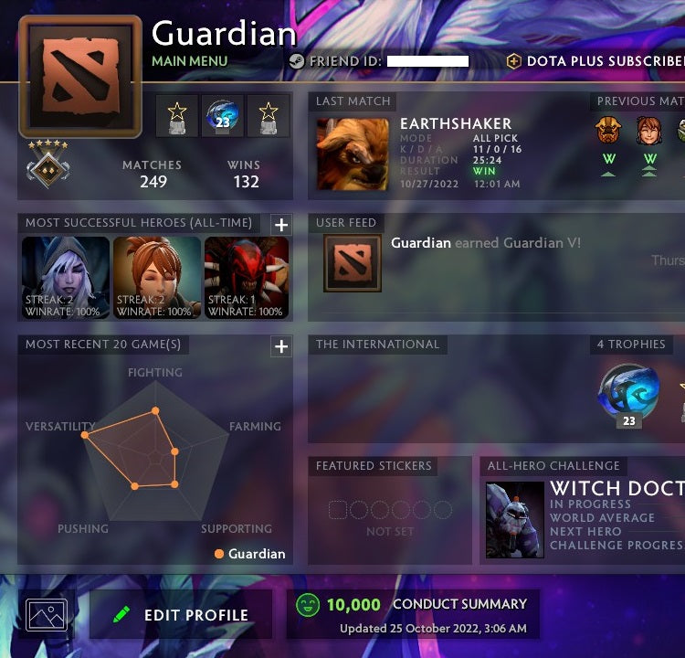 Guardian V | MMR: 1420 - Behavior: 10000