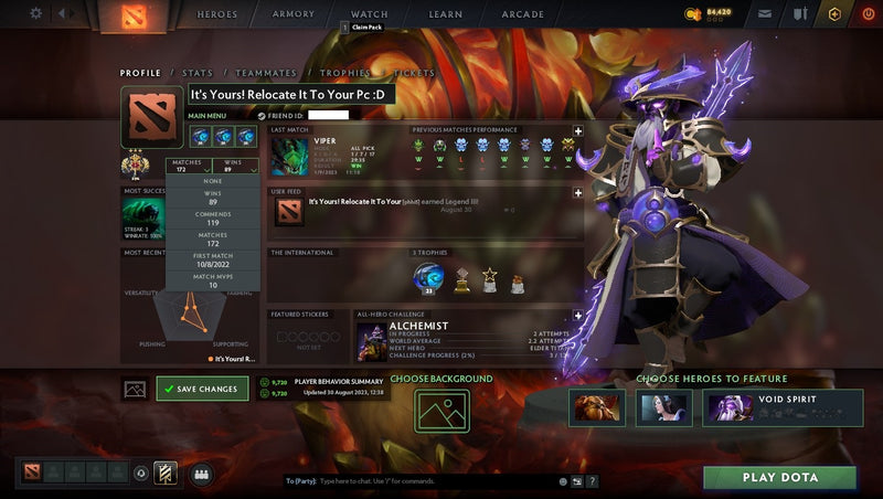 Legend III | MMR: 3425 - Behavior: 9720 - Communication: 9720