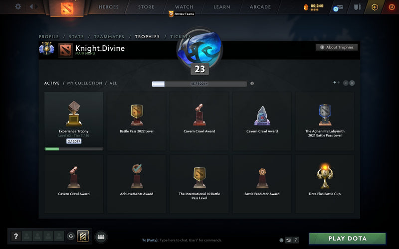 Divine IV | MMR: 5355 - Behavior: 10000