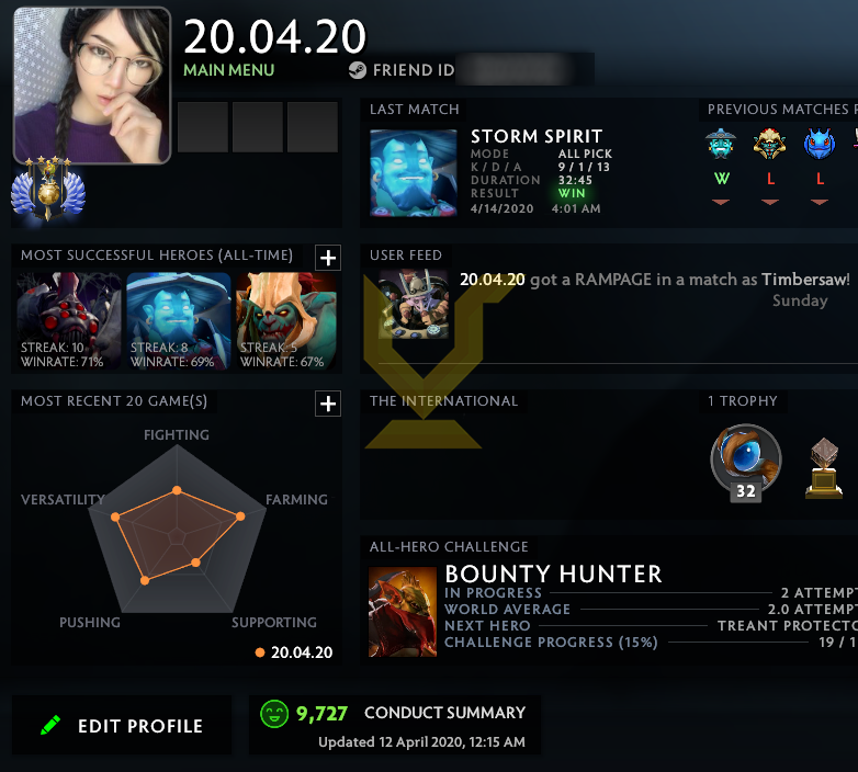 Divine IV | MMR: 5290 - Behavior: 9727