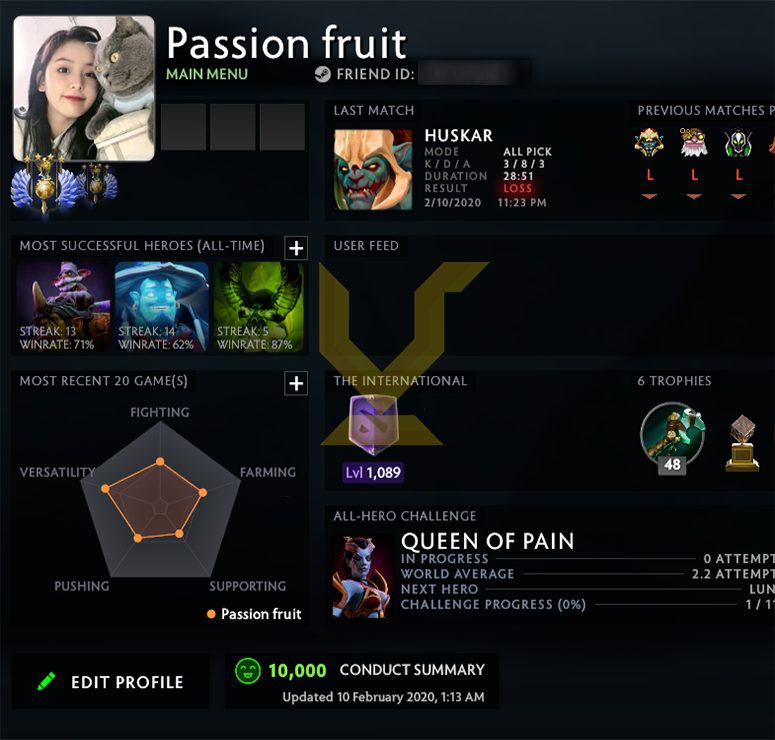 Divine IV | MMR: 5050 / Behavior: 10000