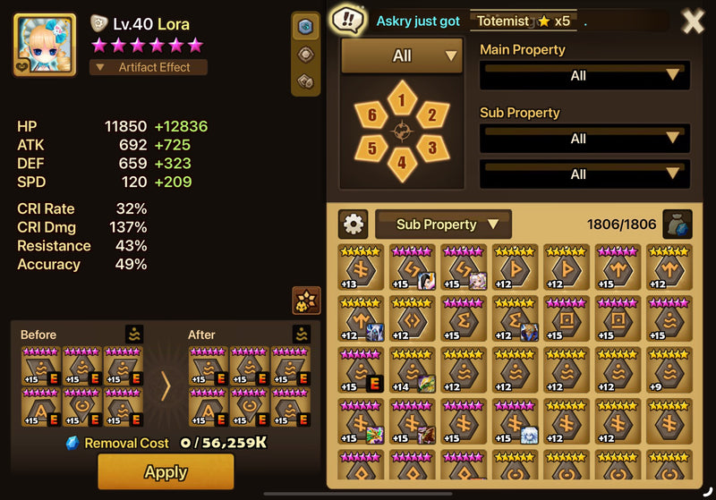 [Asia] Endgame | Leona, Lora, Gurkha, Zhang Lao +1100 scrolls, 6k crystals, 230 skins