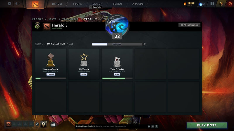 Herald III | MMR: 350 - Behavior: 9918