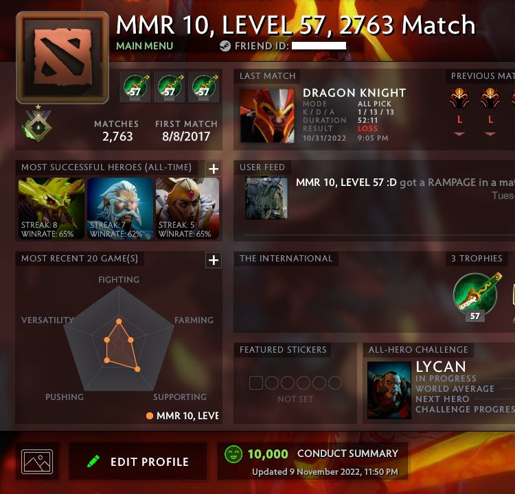 Herald I | MMR: 10 - Behavior: 10000