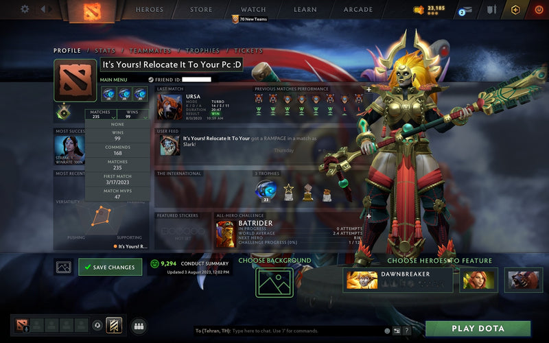 Herald I | MMR: 1 - Behavior: 9294