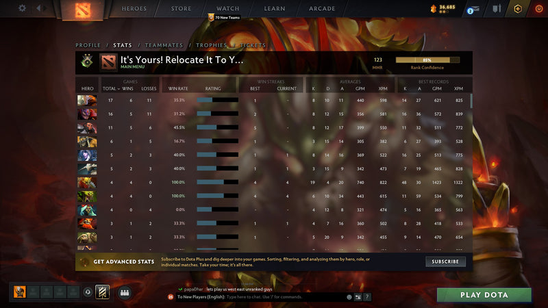 Herald II | MMR: 123 - Behavior: 9160