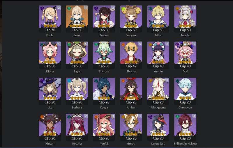 [America] AR57 - Venti, Raiden Shogun, Kokomi, Nahida, Wanderer, Yae Miko, Nilou, Alhaitham, Eula, Tighnari, Mona, Jean(C1)