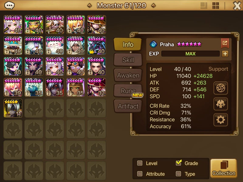 [Asia] Endgame | Douman, Eivor, Dorothy, Grogen, Pater +51nat. Bonus: 3800 scrolls, 27k crystals