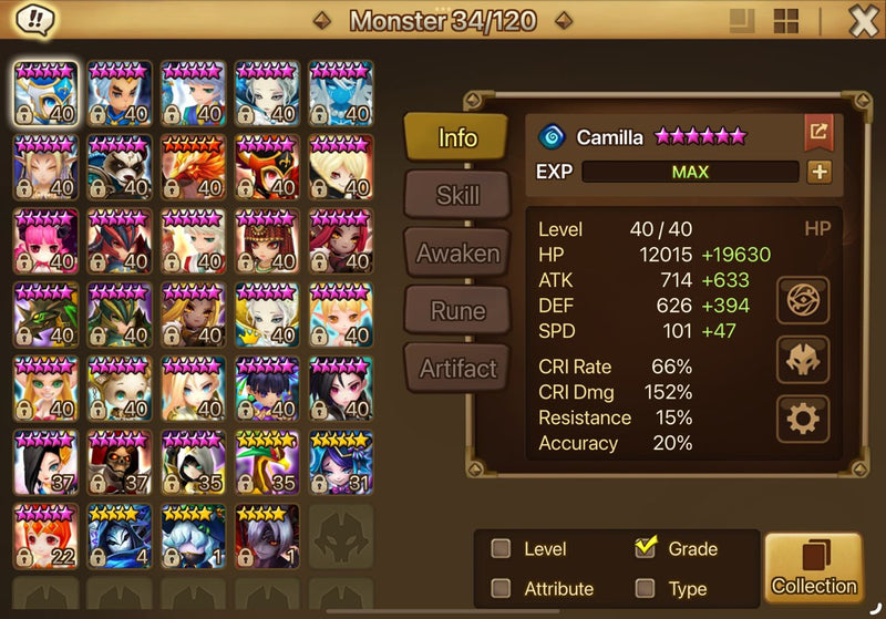 [Global] Midgame | Elenoa, Leona + 1900 scrolls, 14k crystals