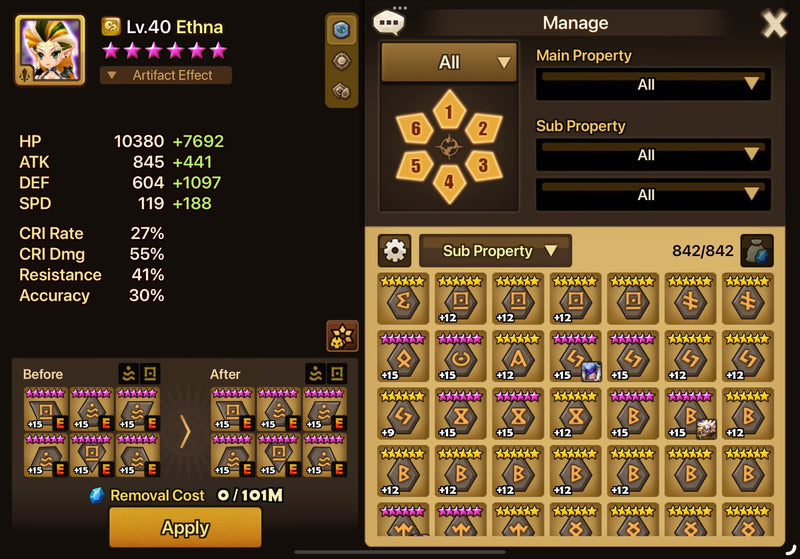 [Asia] Midgame | Ritsu, Zenisek +1700 scrolls, 15k crystals