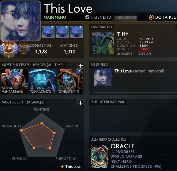 Immortal | MMR: 6167 / 5387