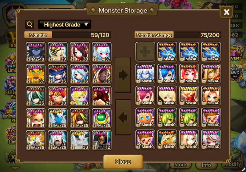 [Asia] Midgame | Audrey, Yeonhong + 900 scrolls, 9k crystals