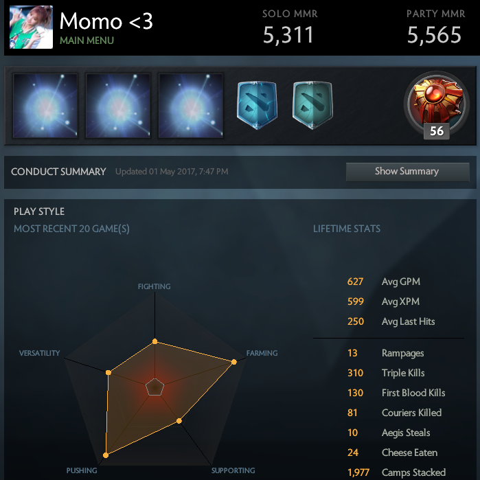 MMR: Solo 5311 | Party 5565