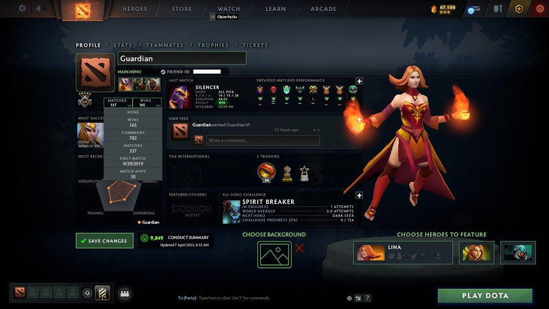 Guardian V | MMR: 1420 - Behavior: 9849