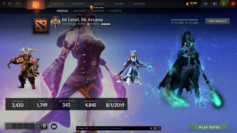 Legend III | MMR: 3352 - Behavior: 11425 - Communication: 11425