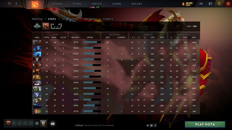 Crusader I | MMR: 1570 - Behavior: 9654