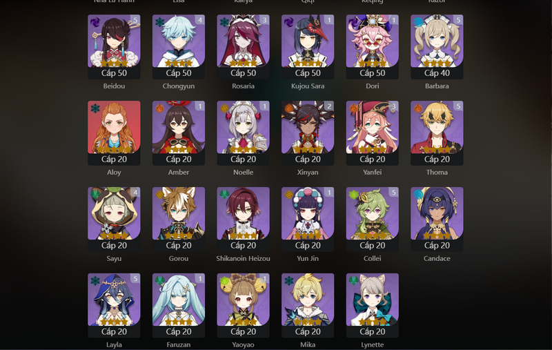 [America] AR57 - Ayaka, Zhongli, Hu Tao, Kazuha, Yelan, Nahida, Miko, Cyno, Mona, Keqing, Qiqi(C3)