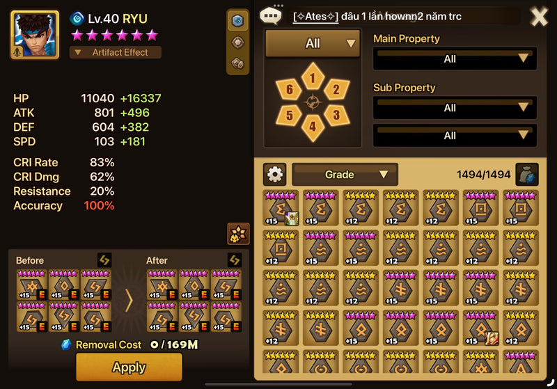 [Asia] Endgame | Ongyouki, Kovarci, Hanwul + 2300 scrolls, 13k crystals