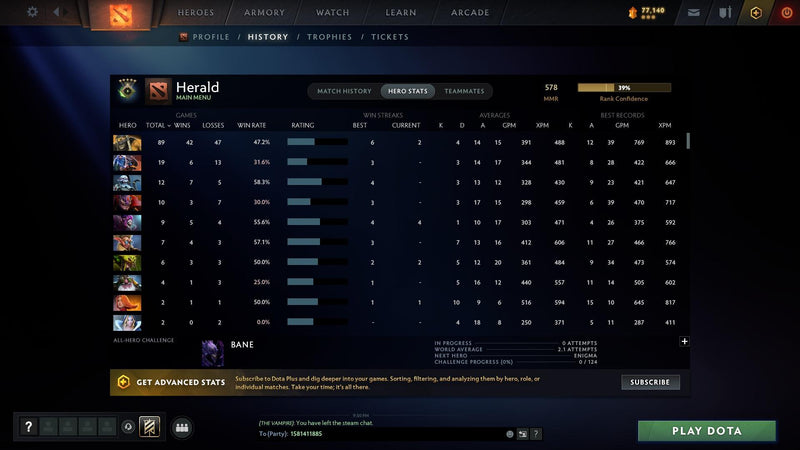 Herald V | MMR: 578 - Behavior: 9239 - Communication: 9239